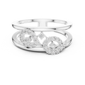 Aurelia Twin-Loop Round Diamond Ring