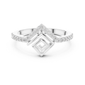 Aurevienne Geometric Diamond Ring