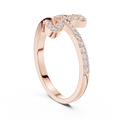 Valerienne Flowing Leaf Diamond Ring
