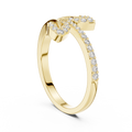 Valerienne Flowing Leaf Diamond Ring