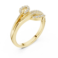 Valerienne Flowing Leaf Diamond Ring