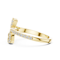 Valerienne Flowing Leaf Diamond Ring