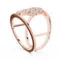 Celestrienne Twin Frame Diamond Ring