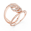 Celestrienne Twin Frame Diamond Ring