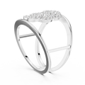 Celestrienne Twin Frame Diamond Ring
