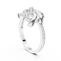 Celestienne Floral Swirl Diamond Ring