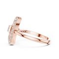 Valerienne Triangular Pavé Diamond Ring