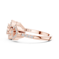 Seravienne Geometric Cluster Diamond Ring