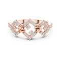 Seravienne Geometric Cluster Diamond Ring
