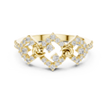 Seravienne Geometric Cluster Diamond Ring