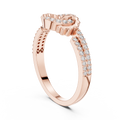 Lunavienne Triple Halo Diamond Ring