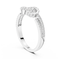 Lunavienne Triple Halo Diamond Ring