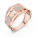 Elarienne Openwork Pavé Round Diamond Ring