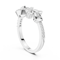 Seravienne Teardrop Bow Diamond Ring