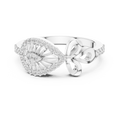Seravienne Teardrop Bow Diamond Ring