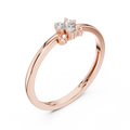 Avelisse Floral Trio Diamond Ring