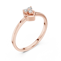 Averielle Three-Stone Diamond Ring