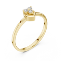 Averielle Three-Stone Diamond Ring