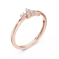 Lunelle Minimalist Round Diamond Ring