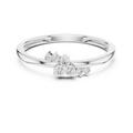 Lunelle Minimalist Round Diamond Ring