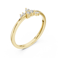 Lunelle Minimalist Round Diamond Ring