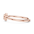 Serenelle Teardrop Round Diamond Ring