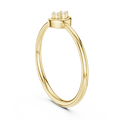 Serenelle Teardrop Round Diamond Ring