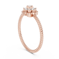 Serenelle Floral Cluster Round Diamond Ring