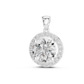 Marielle 9 mm Diamond Pendant