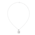 Aveline 7 mm Princess Diamond Pendant