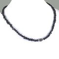 Certified  4 mm Black Rough Diamond Beads Necklace with Bracelet & Earrings Set! Amazing Collection & Gift for Someone Special. Certified! Free Diamond Studs. - ZeeDiamonds
