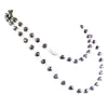 6 mm Black Diamond Long Chain Necklace in Sterling Silver-18-36 inches - ZeeDiamonds