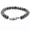 AAA Certified 8 mm Black Diamond Heavy Bracelet, Latest Collection - ZeeDiamonds