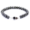 AAA Certified 7 mm Black Diamond Bracelet with 2 ct Solitaire Clasp! Amazing Collection & Great Shine