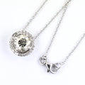 1.50 Ct Off-White Diamond Pendant with Diamond Accents, 100% Certified - ZeeDiamonds