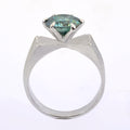 2.50 Ct AAA Certified Blue Diamond Solitaire Ring, Latest Design & Shine - ZeeDiamonds