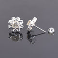 AAA Quality 1.60 Ct Designer Off-White Diamond Solitaire Studs. - ZeeDiamonds