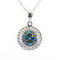 5.20 Ct AAA Certified Elegant Blue Diamond Solitaire Pendant With Prong Design - ZeeDiamonds
