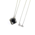 5 Ct, Certified Round Black Diamond Solitaire Pendant for Women's - ZeeDiamonds