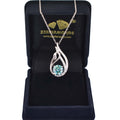 2.15 Ct, Certified Blue Diamond Beautiful Pendant With White Accents, Great Shine & Luster ! - ZeeDiamonds