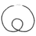 4 mm Certified Black Diamond Necklace, Great Shine & Luster - ZeeDiamonds