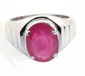 Certified Natural Certified Ruby Birthstone Gemstone Ring With Custom Size Option - ZeeDiamonds