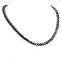 5 mm Unisex Tennis Necklace With Tennis Bracelet In 925 Silver, Amazing Shine & Luster ! WATCH VIDEO - ZeeDiamonds