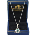 2.50 Carat Certified Vey Elegant Blue Diamond Solitaire Pendant in 925 Silver with Prong Setting, Great Shine & Elegant! Ideal Gift For Wife ,Girlfriend - ZeeDiamonds