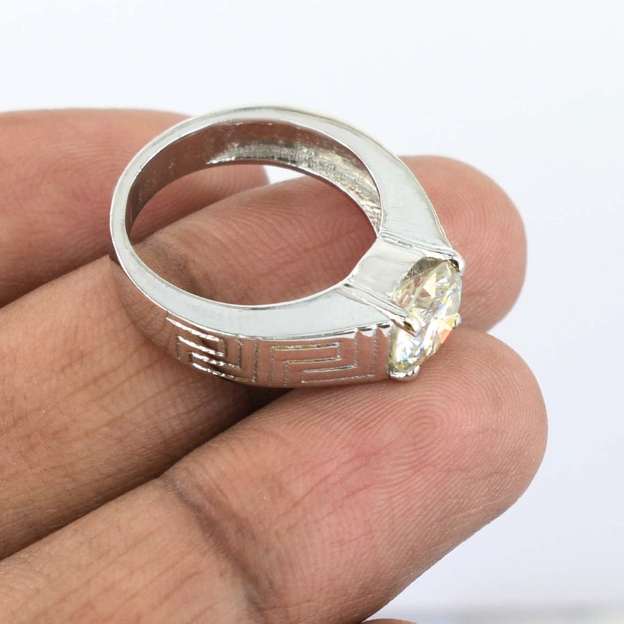 1.90 Ct Amazing Off White Diamond Solitaire Ring, Very Elegant & Great Sparkle ! Ideal For Birthday Gift, Certified Diamond! - ZeeDiamonds