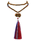 Lord Shiva & Goddess Parvati Gauri Shankar Rudraksha Necklace - ZeeDiamonds