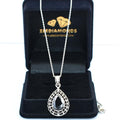 3-5 Ct, AAA Certified Black Diamond Pendant, Great Shine & Luster - ZeeDiamonds
