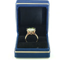 RARE 8.65 Ct Greenish Blue Diamond Solitaire Ring In Rose Gold WATCH VIDEO - ZeeDiamonds