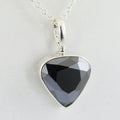 5 Ct Black Diamond Pendant in 925 Sterling Silver, Great Sparkle - ZeeDiamonds