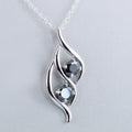 1.50 Cts Certified Black Diamond Pendant in 925 Sterling Silver Beautiful Shine! - ZeeDiamonds
